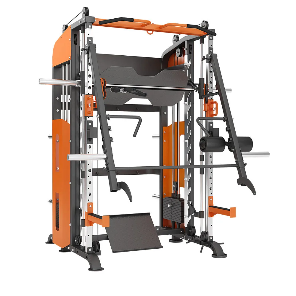 

Heavy China Factory Directly Sale Commercial Gym Multi Function Equipment Smith Machine with Adjustable Stack, Selectivity