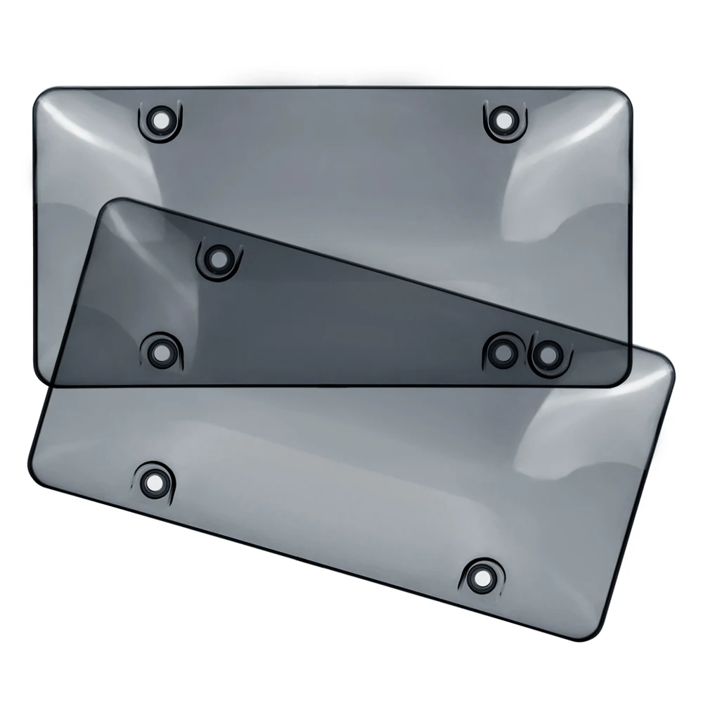 
USA size plastic transparent license plate cover for car 