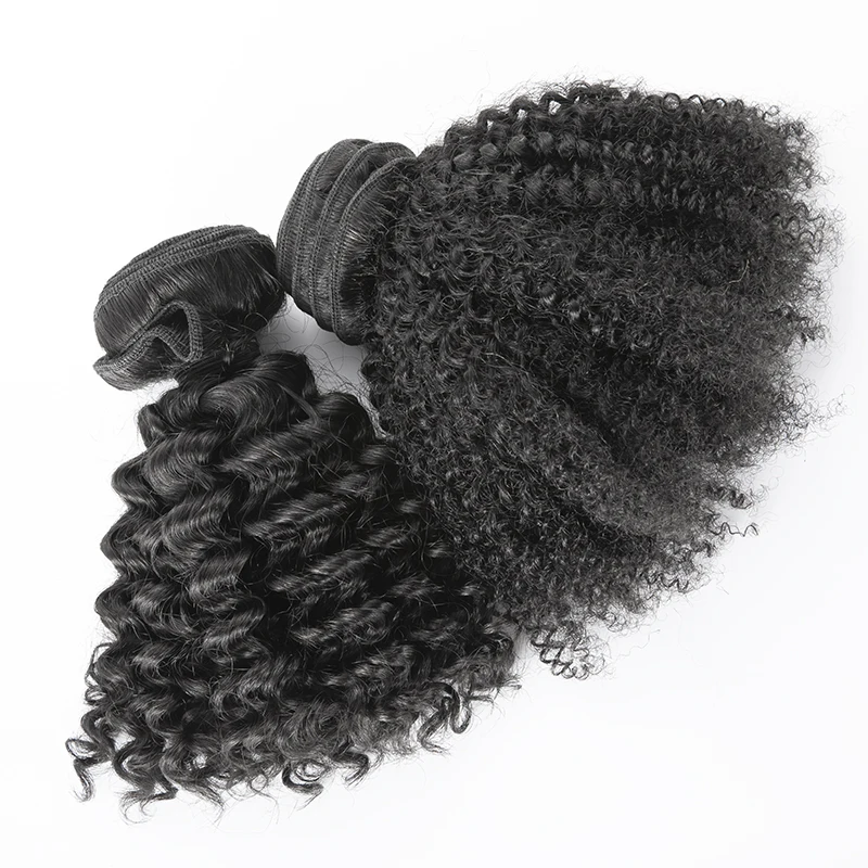 

Brazilian Unprocessed Natural 4A 4B 4C Curly Hair 8 to 30 Inch Human Afro Kinky Curly Cuticle Aligned Raw Virgin Hair Extensions