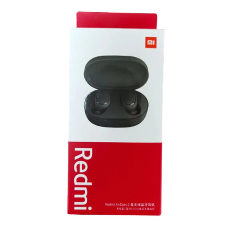 

2020 new model Xiaomi redmi airdots 2 wireless earphones earbuds headphone bt5.0 red package