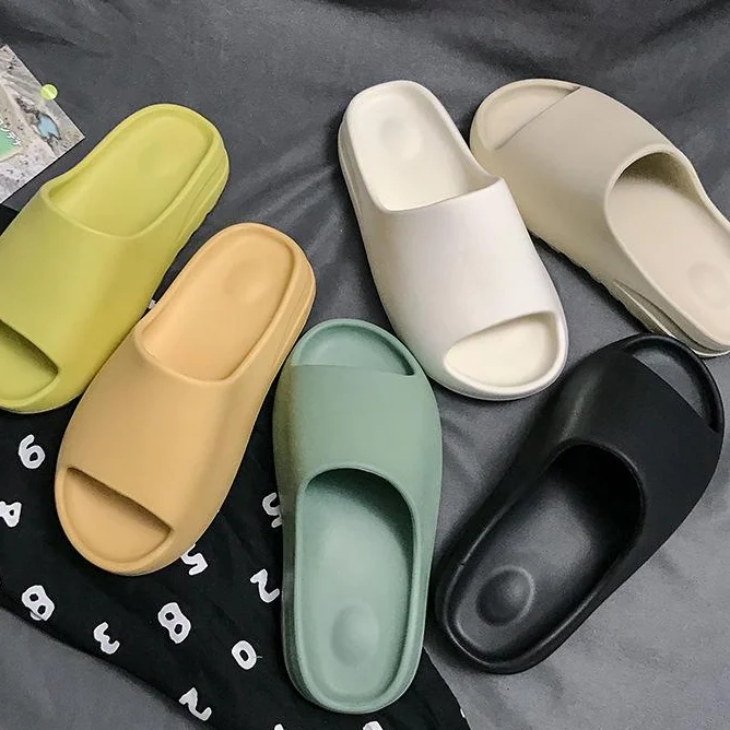 

PDEP Yeezy Home Slippers Comfortable Unisex causal slippers for men and ladies, Black,white,green,yellow,beige