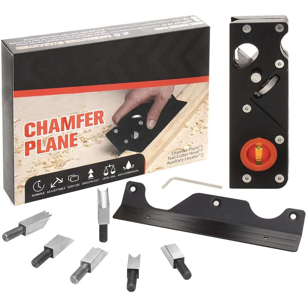 Wood  Hand Planer Quick Edge Trimming and Chamfering Edge Corner Woodworking Hand Plane for Carpenter