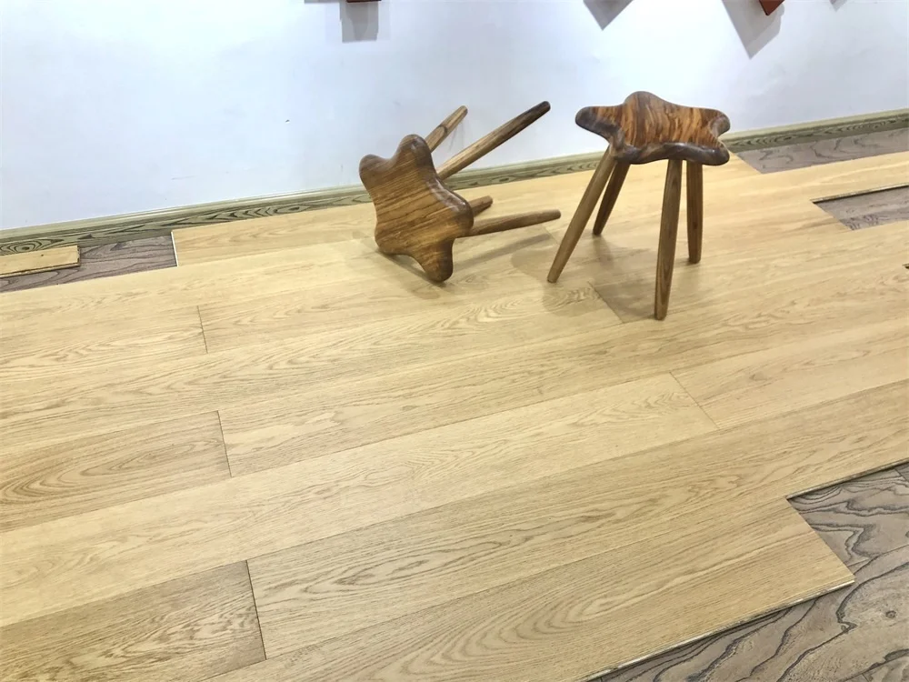 
hot sell 15mm wide plank white oak manufacturers Multilayer engineered wood floor 