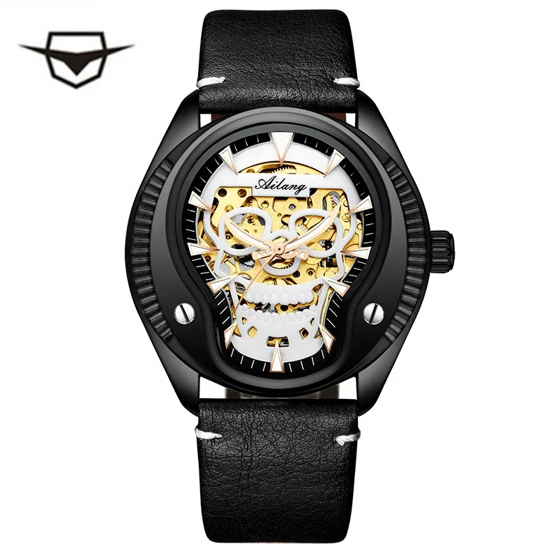 

AILANG top brand watch gear automatic mechanical men's watch diver belt automatic winding clock