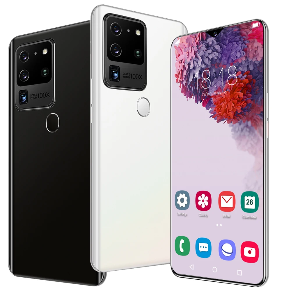 

2021 New S20U Plus smartphone 8gb+512gb techno phones 6.5 Inch Android 10.0 Smartphone
