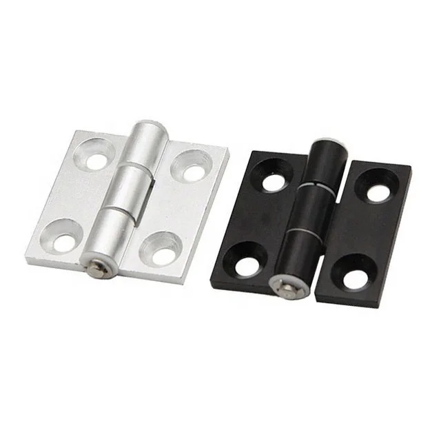 Industrial Aluminum Profile Hinges Mute 20/30/40/45 Alu Alloy Metal for Outdoor Warehouse Workshop Cabinet Furniture Hinges for