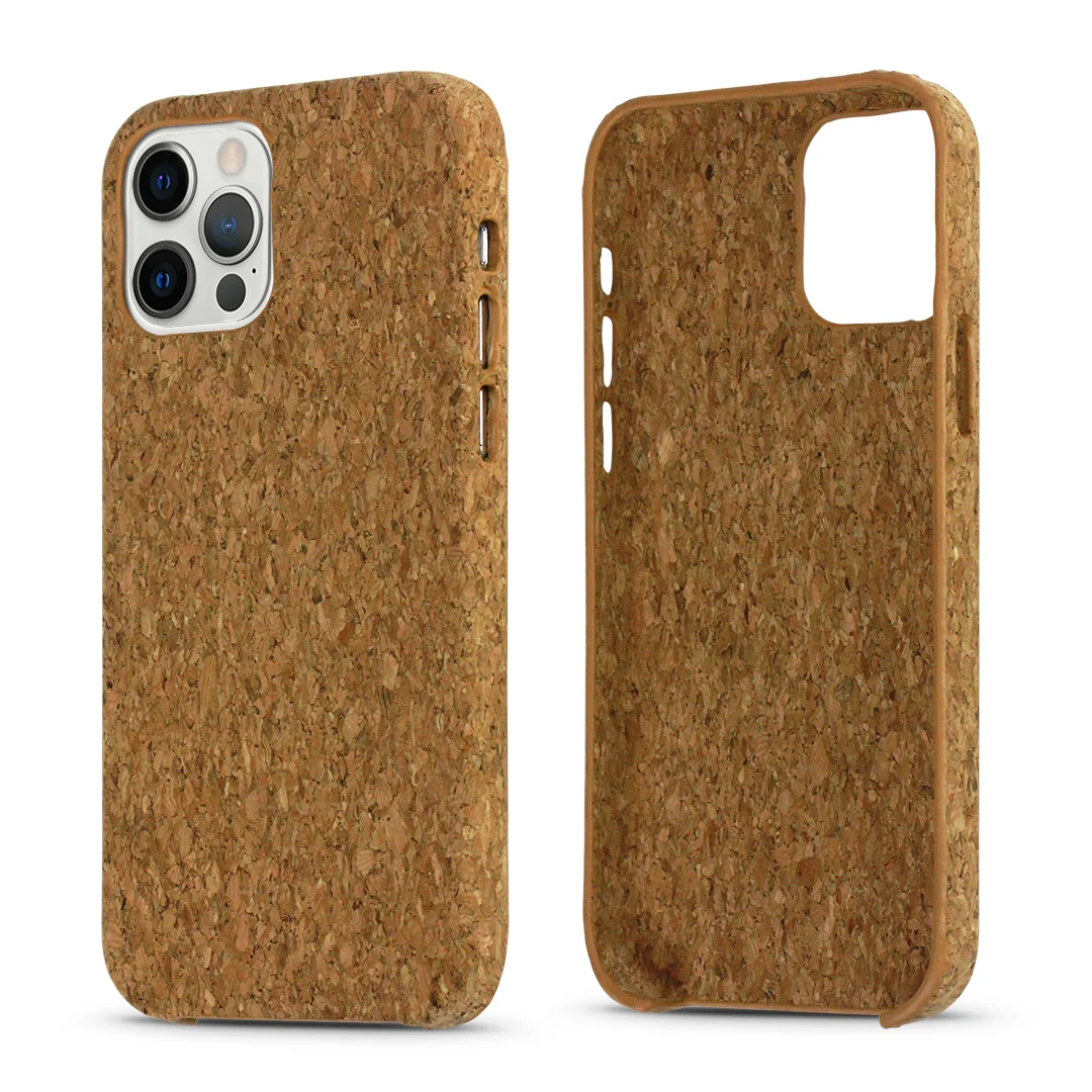 

Biodegradable Eco friendly Handphone Case For Samsung galaxy s10 Cork Wood Phone Case For iPhone 12 pro max