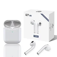 

5.0 Wireless Bluetooth Earphone Touch With Pop-up Window i27 in-ear earbuds wireless charging with sensor and battery show i27 h