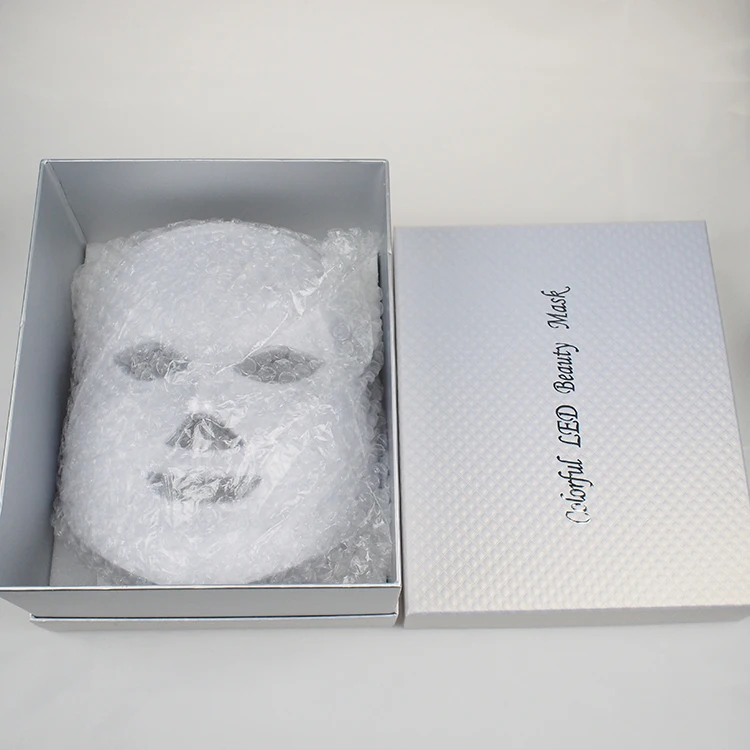 

Korean photon transparent therapy 7 colors led facial mask for skin light