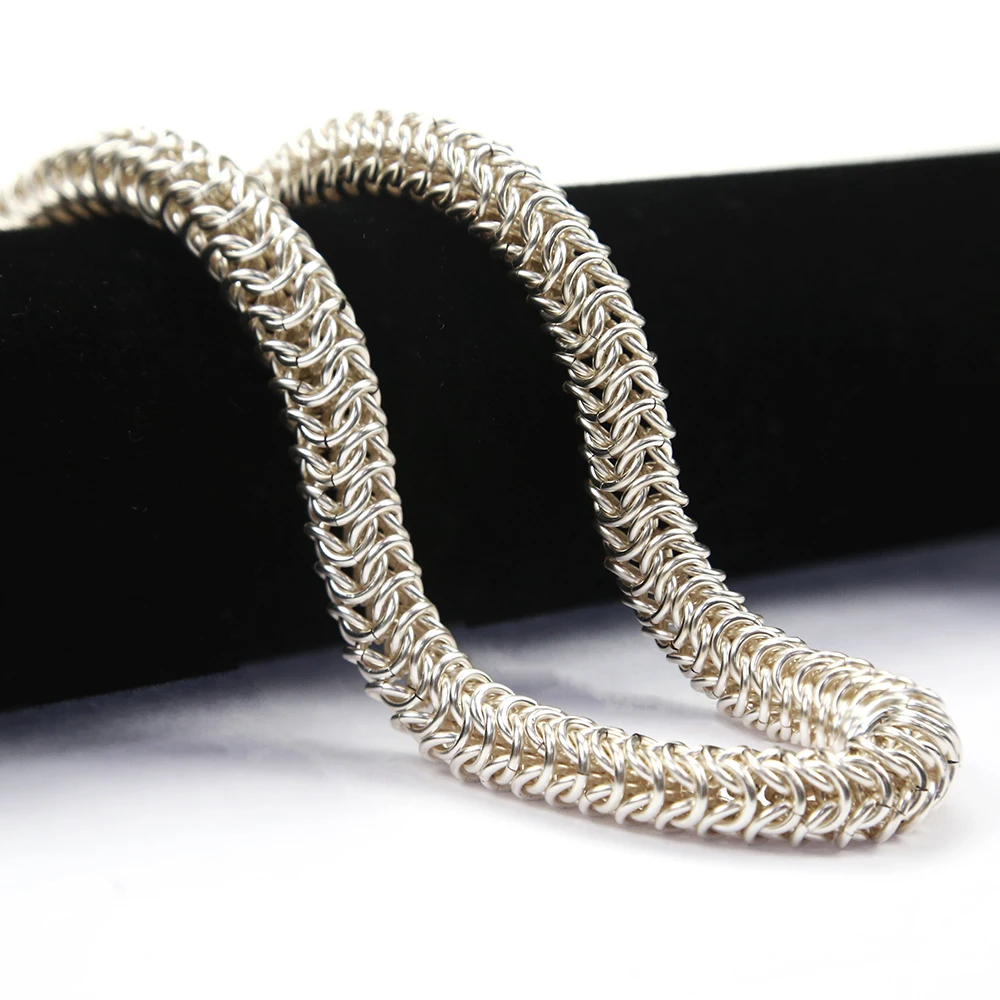 

High Quality Round Maille Weaves Chainmail Jewelry Decorative Chain For Clothes