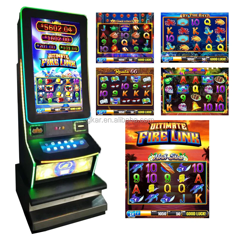 

2020 High Holding Ultimate Fire Link Route 66 Vertical Casino Slot Game Board