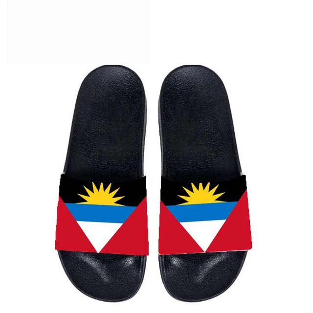 

ANTIGUA and BARBUDA Custom Mens Sandals and Slippers Non-Slip Quick Drying Lightweight Summer Slides Bathroom Sandals Outdoor, Customized color