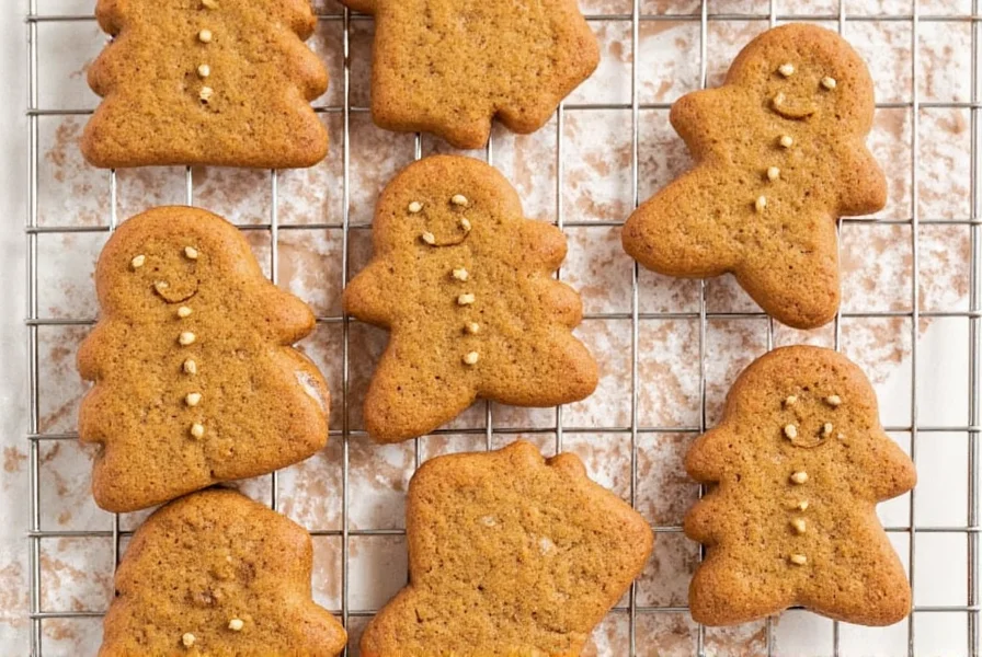 Assortment of decorated ginger bread cookies with royal icing details