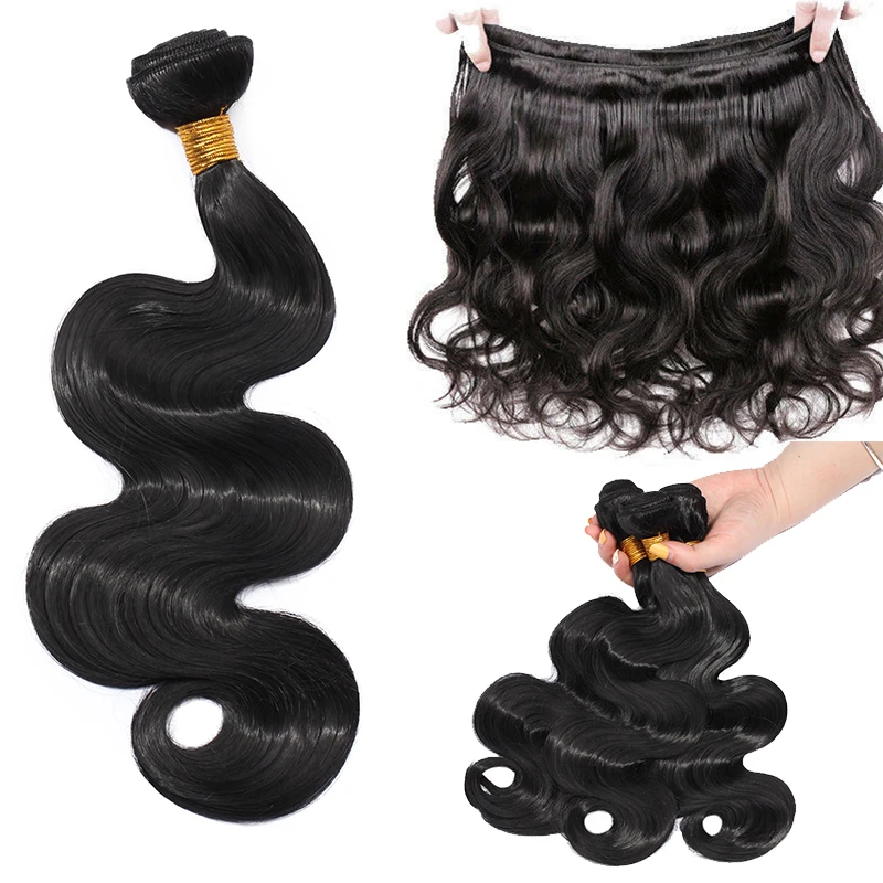 

High Quality Straight Virgin Human Hair Weaves For Black Women