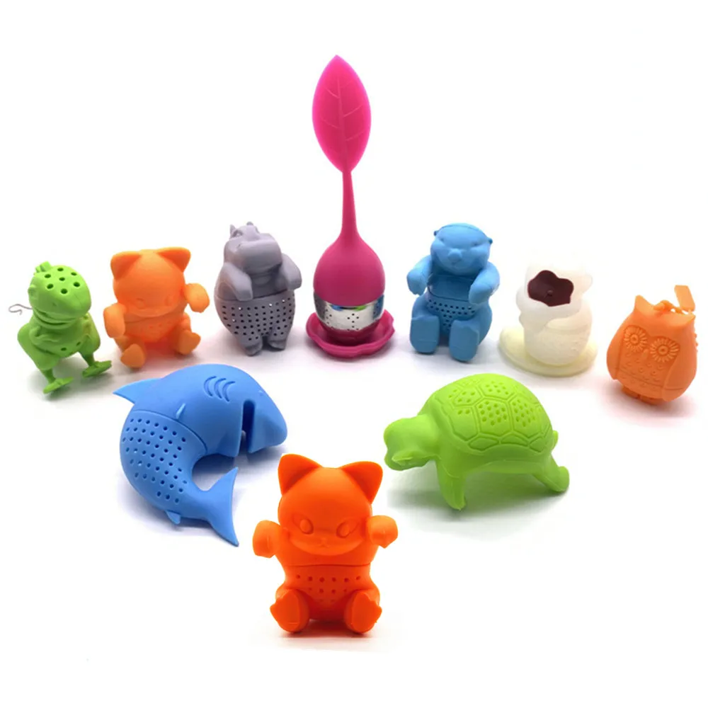 

100% Food Grade FDA Approved Silicone Cat Tea Infuser, Loose Leaf Silicone Tea Infuser, All colors from pantone sheet