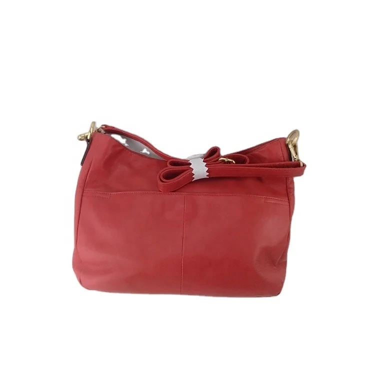 

2021 FEON New Hot Genuine Leather Trendy Bags with Japan Quality For Girls, Red