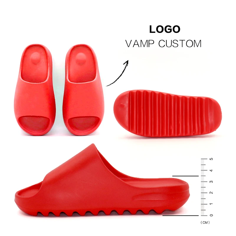 

designer slides custom slippers designer slippers women famous brands Original yeezy slides custom logo eva slippers, Customized color