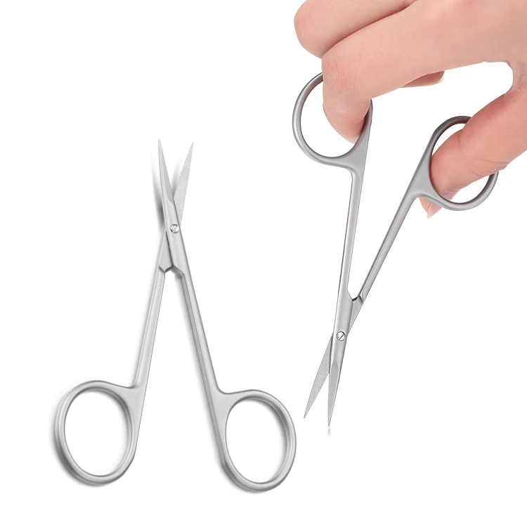 

Wholesale Manicure Scissors Silver Stainless Steel Nail Dead Skin Cuticle Scissors