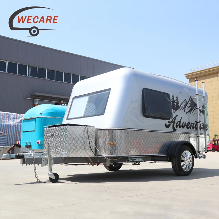 

Wecare EEC valid rv camping trailer small caravan camper trailer