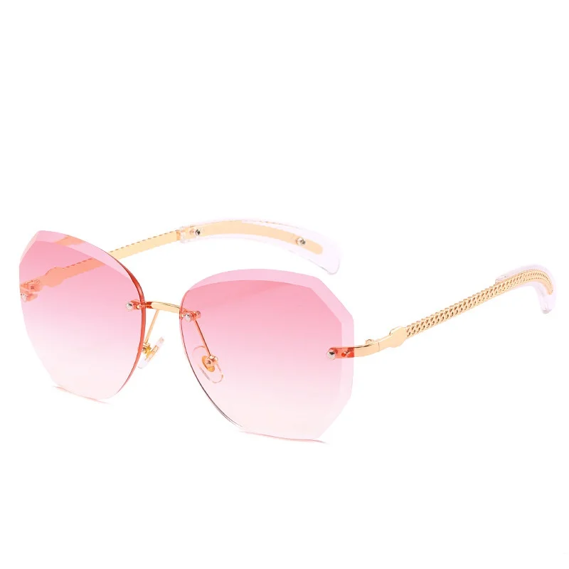 

Wholesale Sun Glasses 2021 Shades Ocean Lens sunglass Frameless Ladies sunglasses Trend