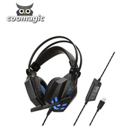 

High quality ONE Stereo USB gaming headphones Illumination gaming headset 7.1 for PS4/PC/XBOX gamer