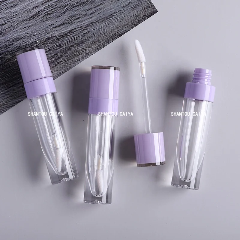 
6ml lavender Clear Purple Lip Gloss Tubes 