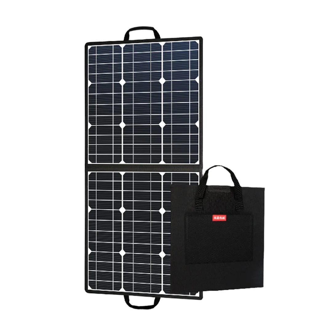 

Portable Folding 60w Solar Panel Power Station For Outdoor And Daily Use