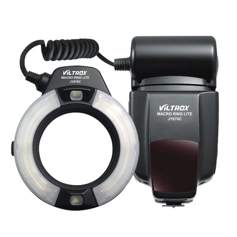 Viltrox JY-670C макро TTL кольцо вспышка Speedlite свет для Canon 1200D 700D 650D 600D 70D 60D 5DII III 7D камера DSLR