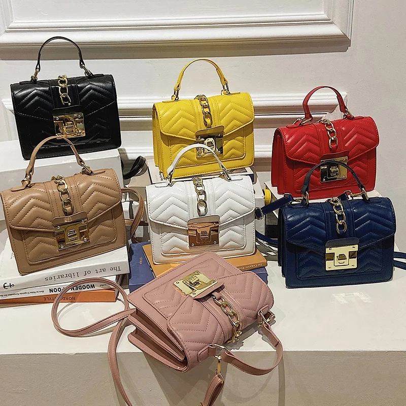 

2022 New Arrival Fashion Luxury Designer Purse for Women Custom Ladies Handbags from China PU Leather Crossbody Bags, Blue,white,black,yellow,red,khaki,pink