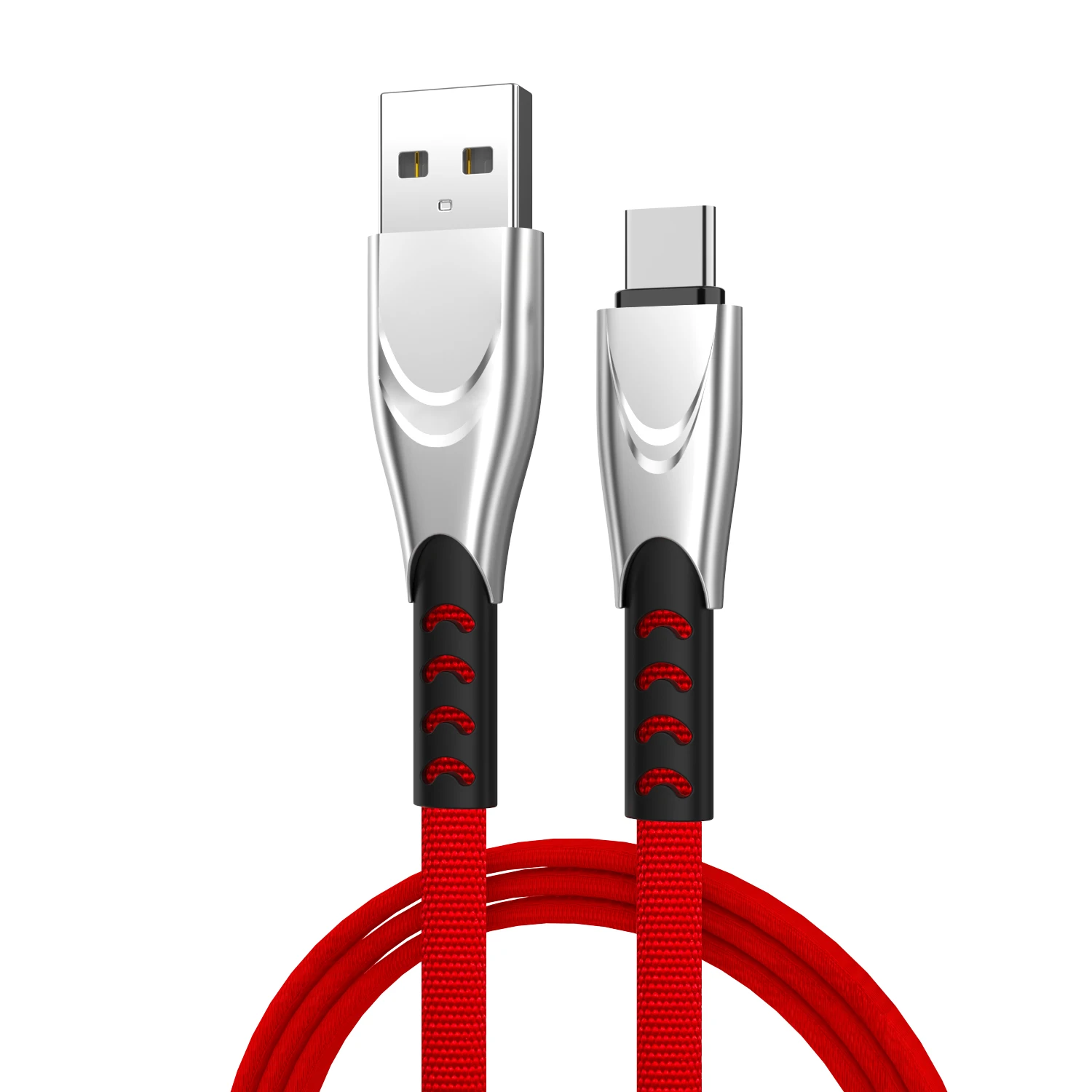 

1.2M USB Charge Cable Fast Charging Mobile Data Cable for Christmas Gift, Black+red+blue