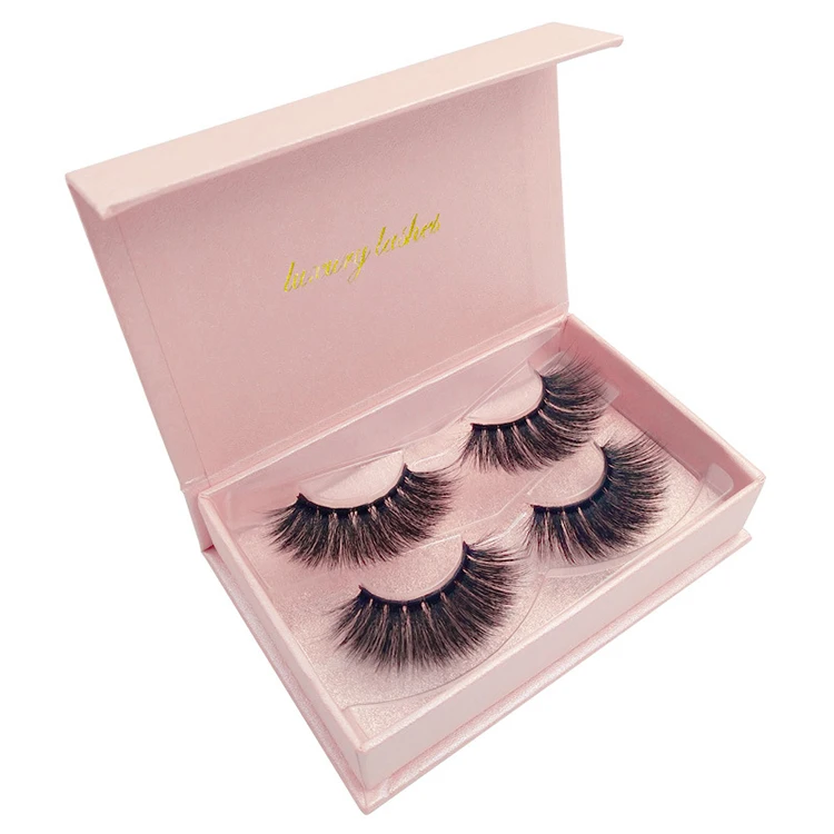 

Luxury 3D Private Label Real Mink Fur Full Eyelash Extension Vendor With Customized Package For Daliy Makeup, Natural black