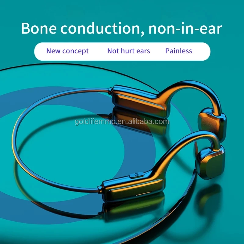 Hiking Foldable Sport Microphone Mobile Phone Open Ear Running Bone Conduction New Brands Earphone - ANKUX.COM