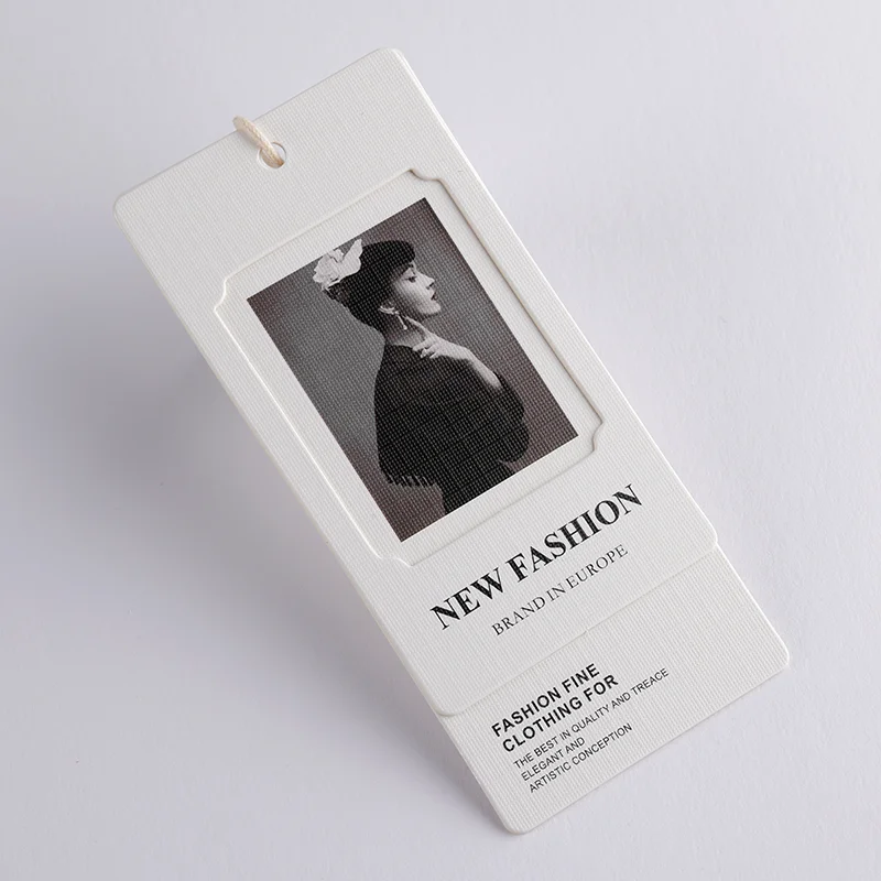 Wholesale Canvas hang Tag Clothing Hot Sale Clothing Labels hang Tags