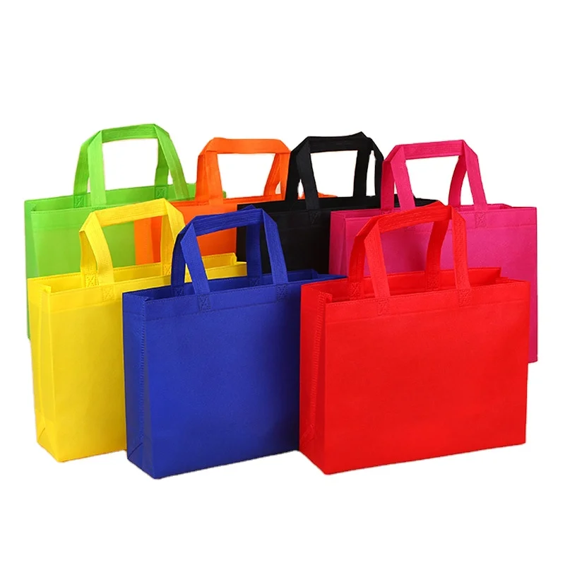 

Hot Promotional Customized High Quality Cheap gift logo printed recycled grocery shopping tote handled non woven bag
