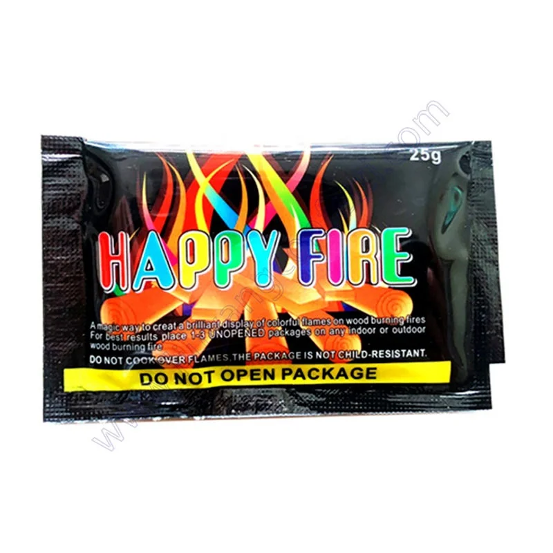 Rainbow Color Changing Packets Fire Pit Campfire Bonfire Fireplace