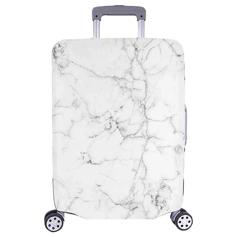 

Vintage Marble Stone Spandex Luggage Cover luggage bag cover travel bag cover for 21"-30" Luggage baggage, Customized