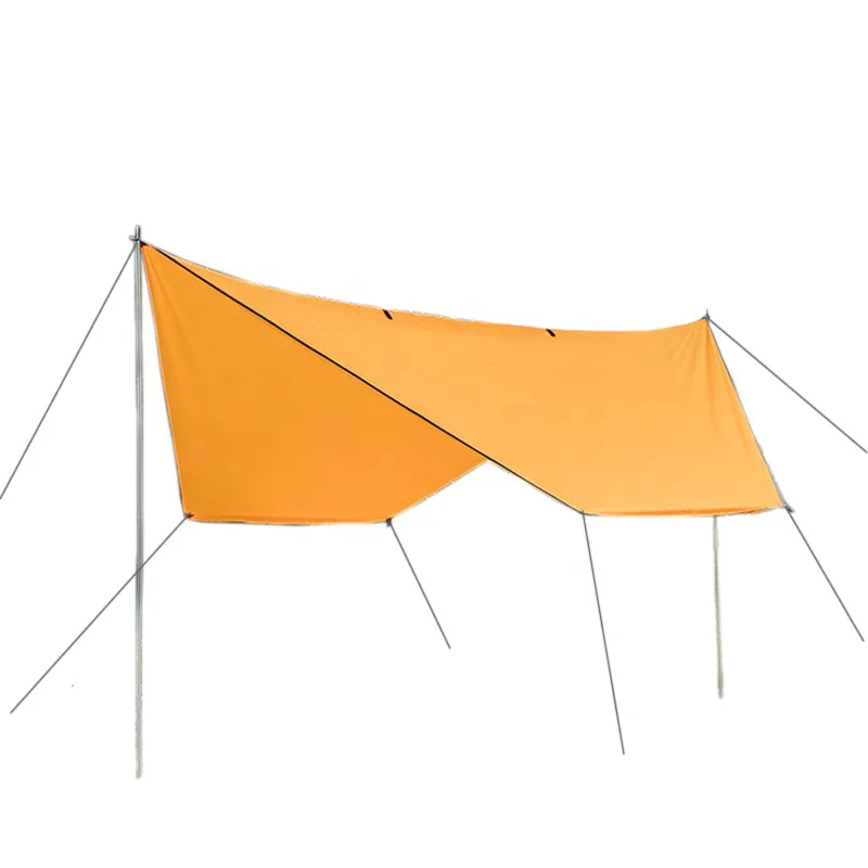 

3.5*2.9M New Design Outdoors Ultralight Waterproof Hammock Rain Fly Camping Tarp Tent Shelter --Orange