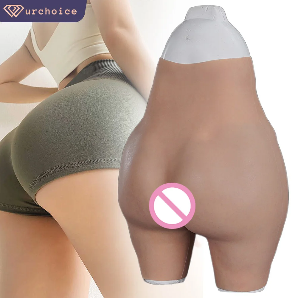 

URCHOICE Silicone Pants Hip Up Buttocks Enhancement Hip-Lift Butt With Bloodshot For Crossdresser Sissy Transvestite