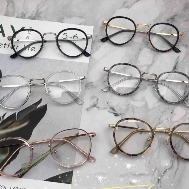 

Fashion round tr blue cut frame eyewear, 6 colors