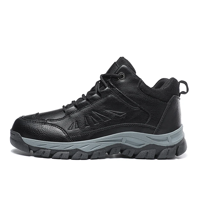 

Men Winter Outdoor Plush Hiking Trekking Shoes Plus Size 48 Walking Style Shoes