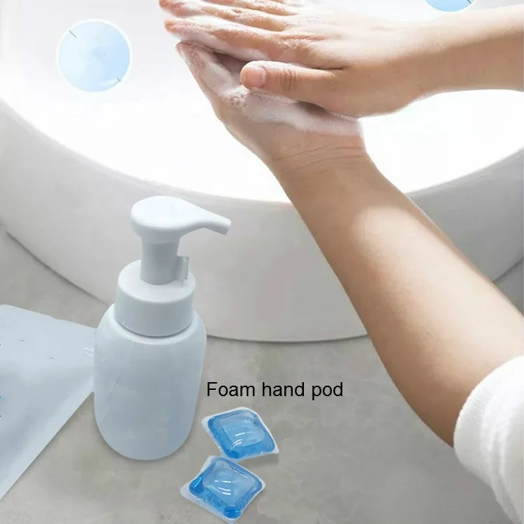 

rich foam hand wash soap pods with pump foaming bottle