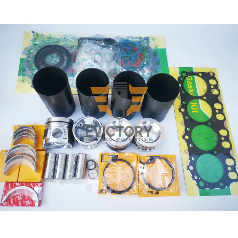 

For Caterpillar CAT C4.2 rebuild overhaul kit excavator piston liner gasket bearing