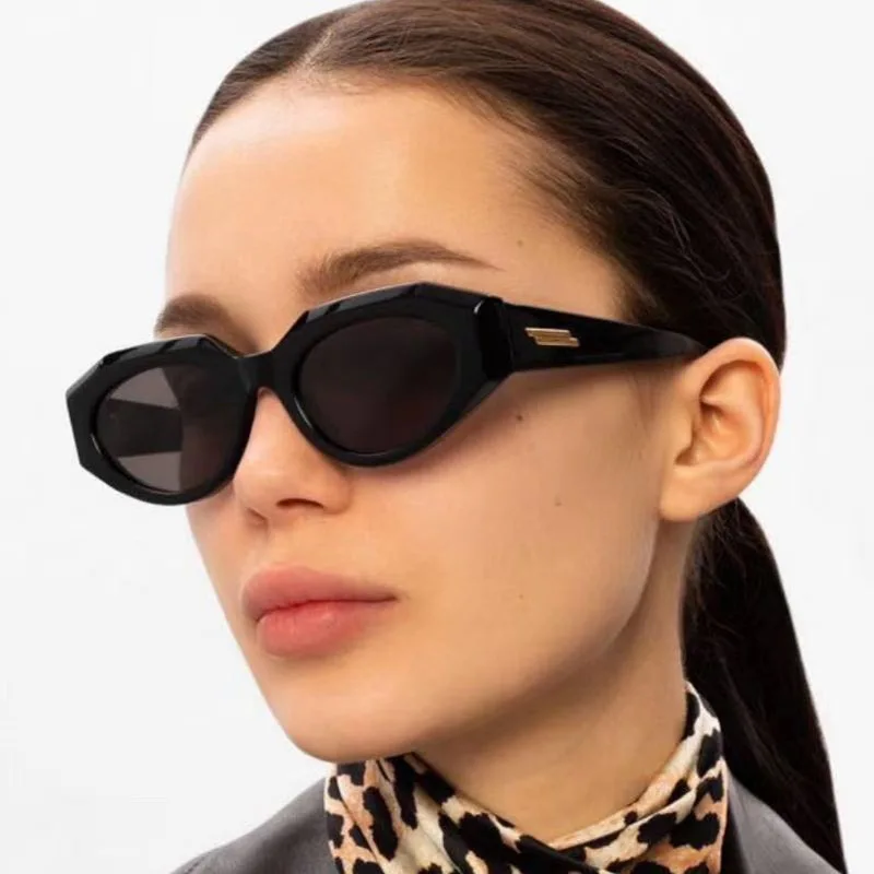 

DLL5260 DL Glasses brand design tortoise black sunglasses 2021 small cateye shades for women men celebrity trendy sun glasses, Picture colors