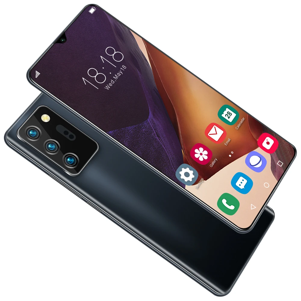 

Wholesale 2022 New Note21U Android 9.0 5G android phone 6.6"HD 8GB+256GB Original Unlocked Smart Mobile phone