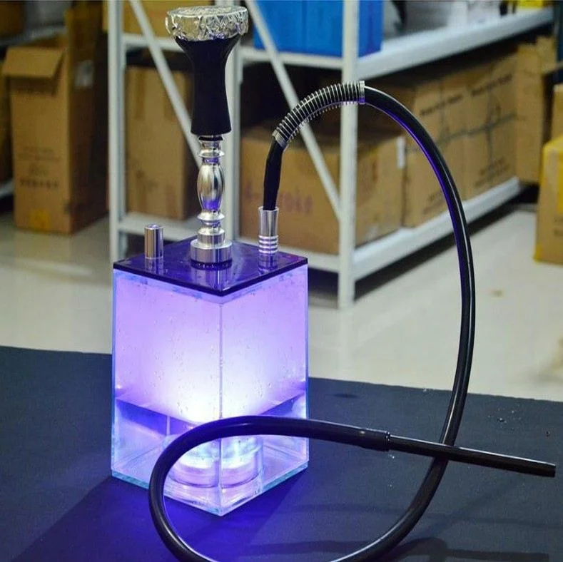 

Jhsport Acrylic Shisha Hookah Glass with Hose Pipe For Bar