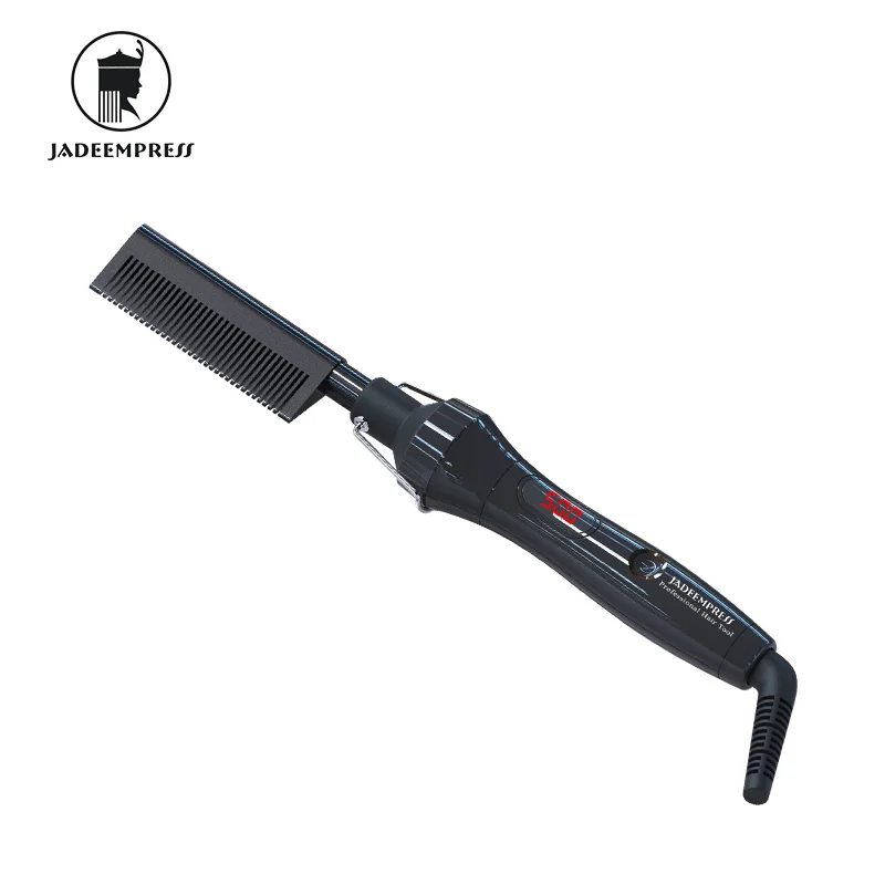 

Jadeempress Electric Private Label High Temperature Ceramic 500 Degree Hot Comb with Packaging Factory Price