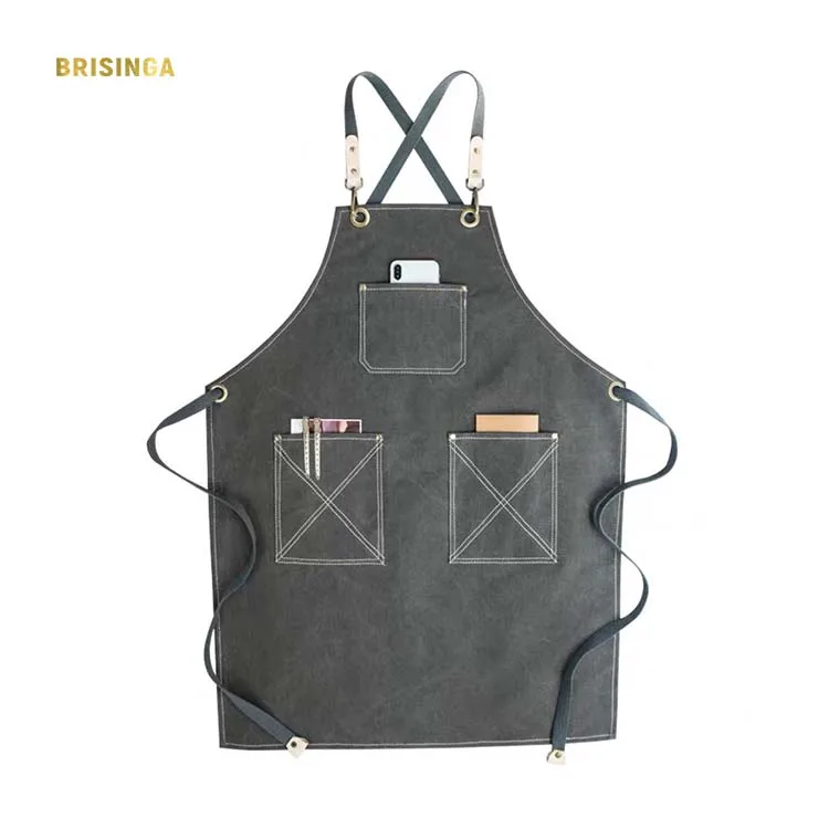 

custom bbq aprons kitchen guangzhou mens barbeque apron, Grey