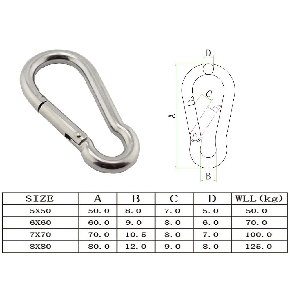 
Stainless Steel Snap Hook 