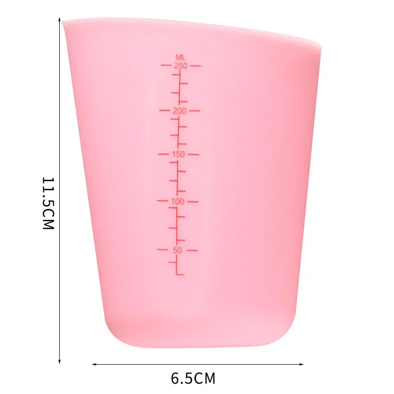 

OEM logo 2021 best selling  silicone measuring cups, Customized color
