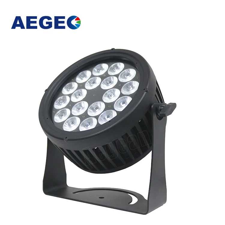 Professional stage outdoor par led IP65 dmx 18pcs 15w RGBW 4in1 5in1 6in1 led waterproof power par can stage light
